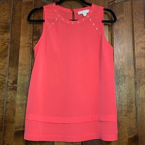 Michael Kors Studded Sleeveless Top M